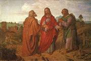 Joseph von Fuhrich The walk to Emmaus oil painting